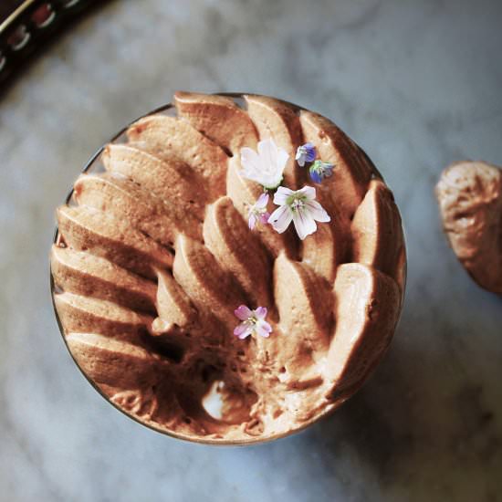 Ginger-Infused Chocolate Mousse