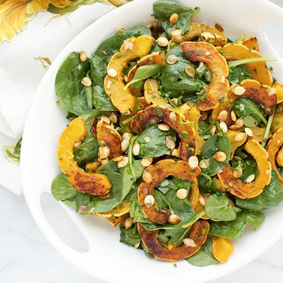 Squash w/ Brown Butter Vinaigrette