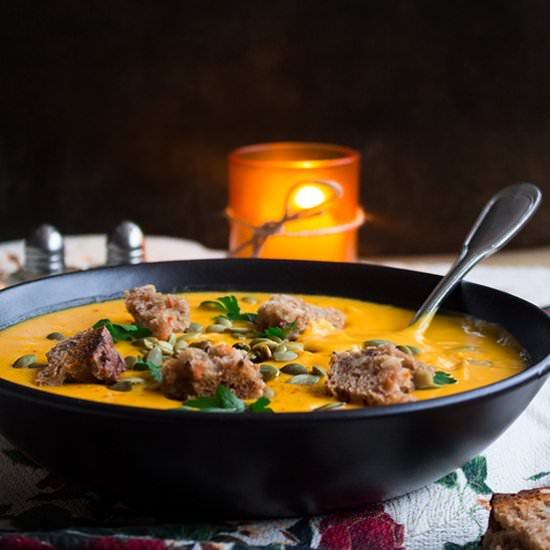 Roasted Butternut Squash Soup