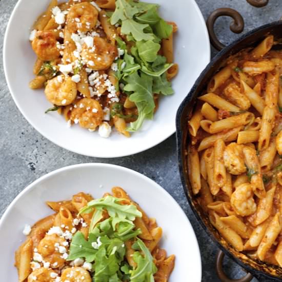 One Pan Shrimp Pasta