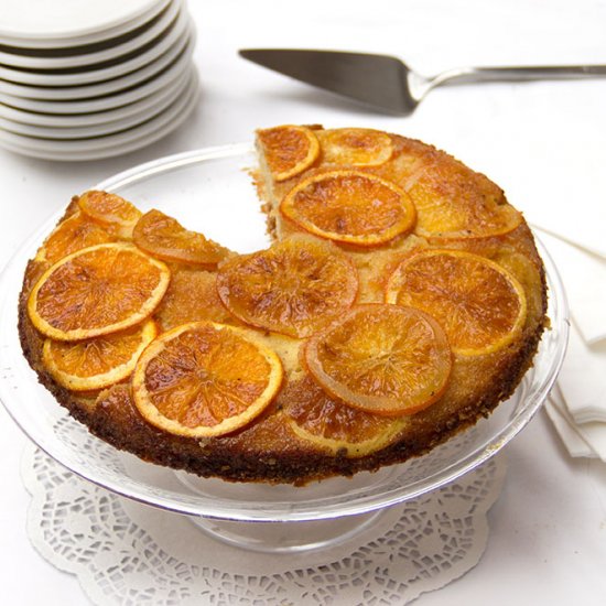 Orange Vanilla Upside Down Cake