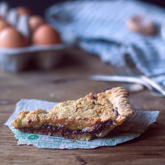 Black Bottom Buttermilk Pie