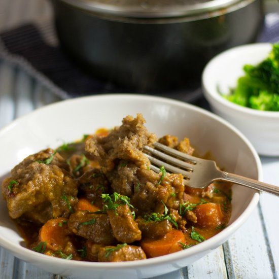 Beef Stew with Paleo Dumplings