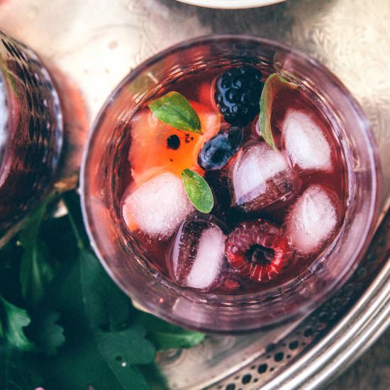 Berry Lemonade for Hot Days