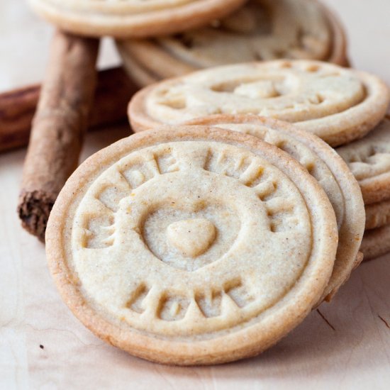 Orange Cinnamon Spelt Cookies