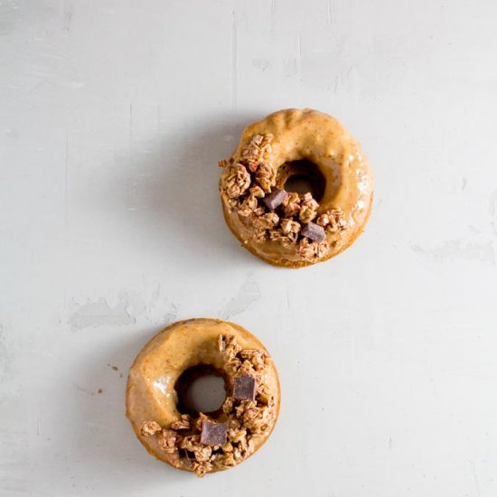 Gingerbread Baked Donuts