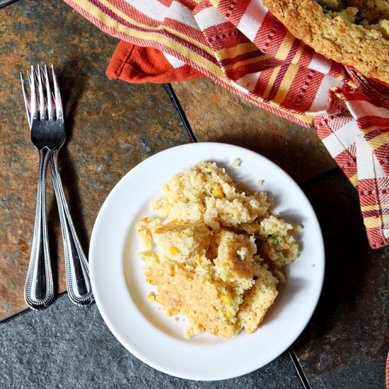 Creamed Cornbread Casserole