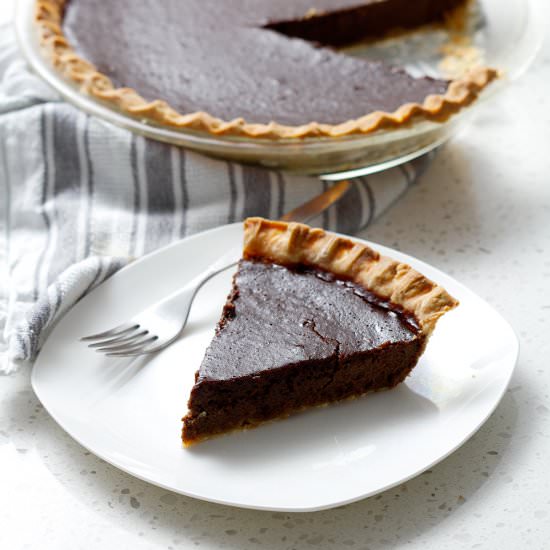 Chocolate Pumpkin Pie