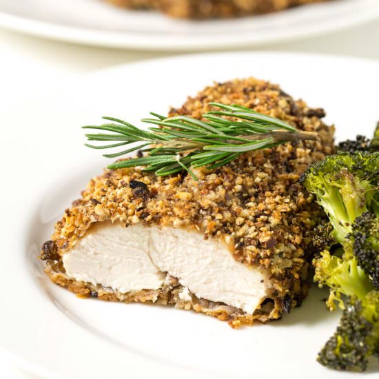 Rosemary Almond Crusted Chicken