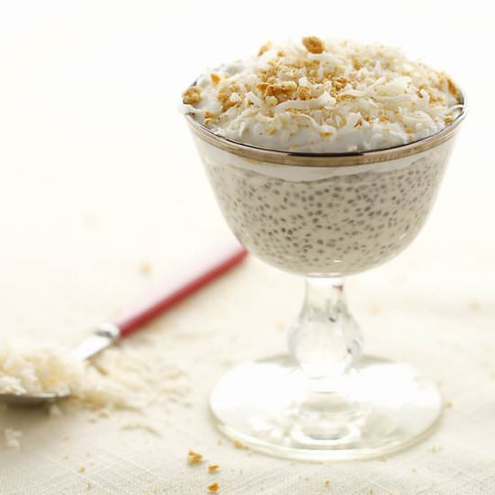 Coconut Cream Pie Chia Pudding