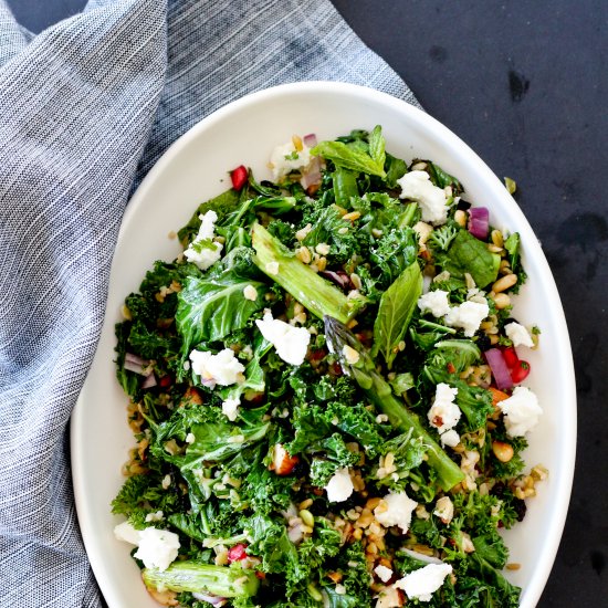 Spring Greens & Grains Salad