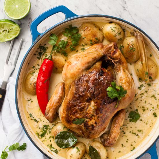 Coconut Roasted Chicken