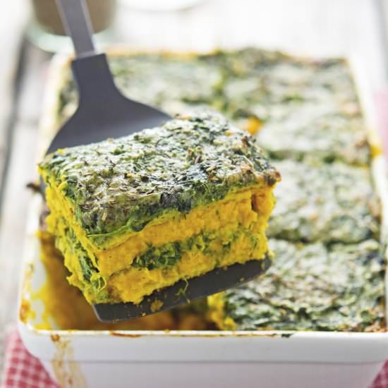 Butternut Squash & Spinach Lasagna