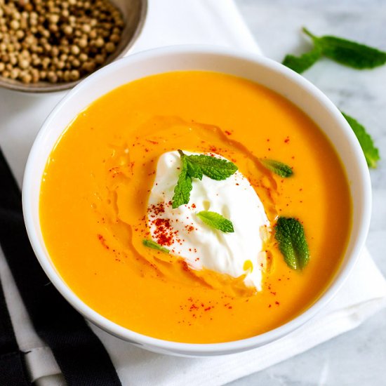 Orange Butternut Squash Soup