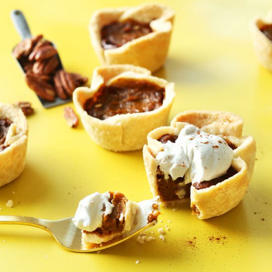 Mini Vegan Pumpkin Pies