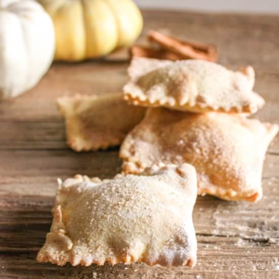 Pumpkin Pie Stuffed Sweet Ravioli