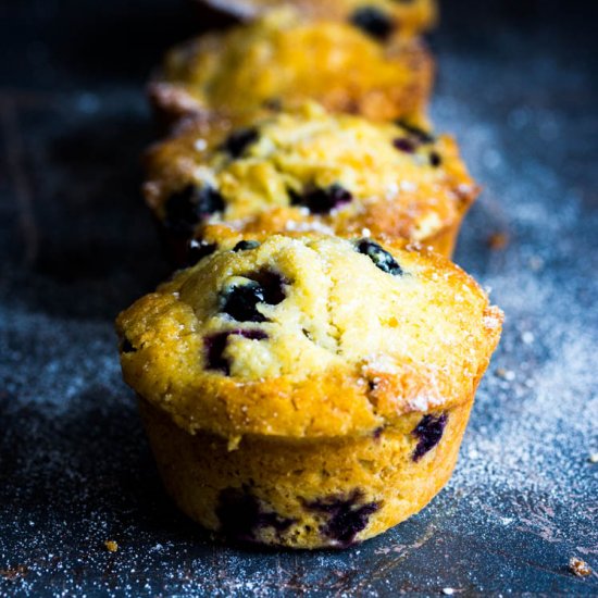 Blueberry-Corn Muffins