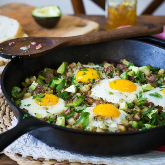 Red Potato Skillet Hash