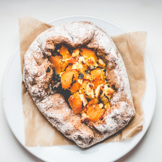 Pumpkin, Sage and Feta Bread Pocket