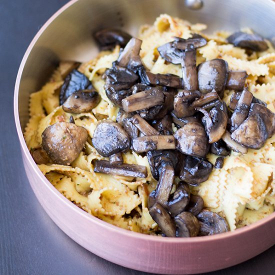 Sun-dried Tomato Mushroom Pasta