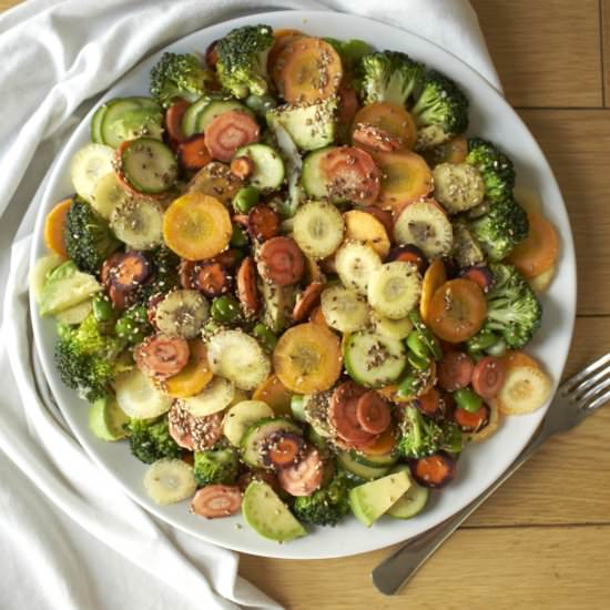 Rainbow Carrot Salad