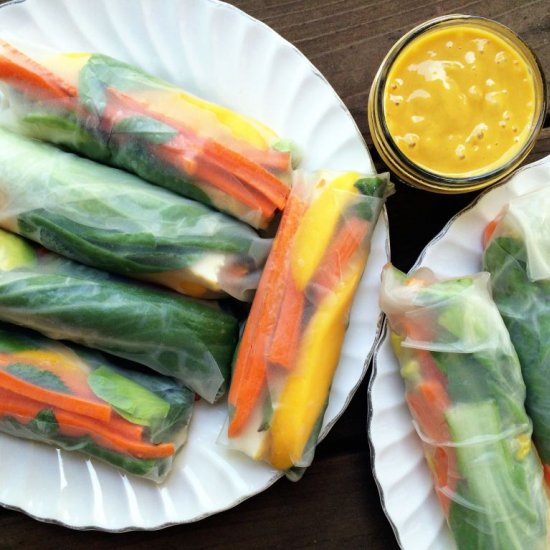 Tropical Salad Rolls