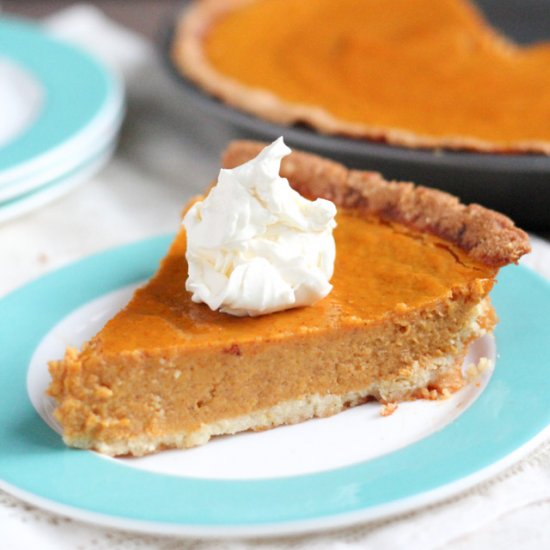 Healthy Pumpkin Pie