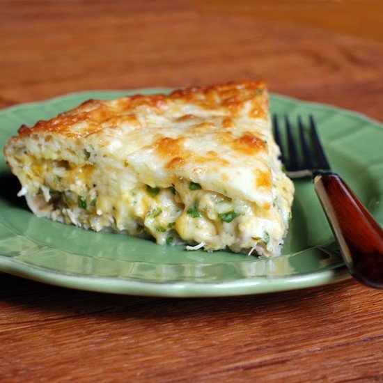 Cheesy Chicken Quesadilla Pie