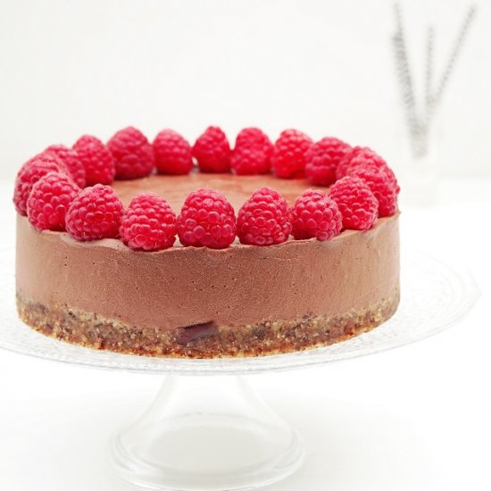 Raspberry And Chocolate Cheesecake