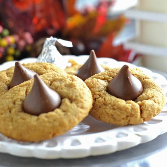 No Flour Peanut Butter Blossoms