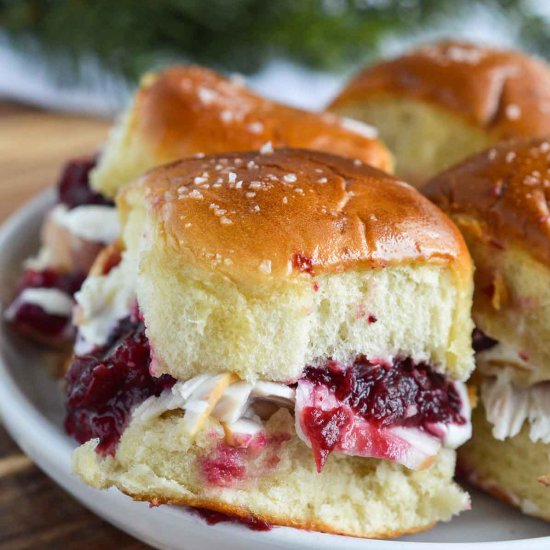 Oven Baked Turkey-Cran Sandwiches