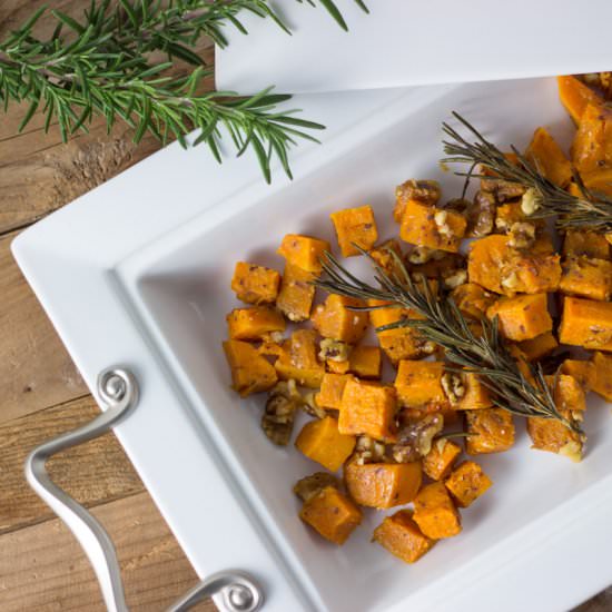 Butternut Squash with Walnuts