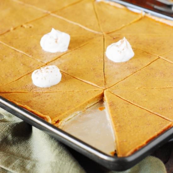 Pumpkin Slab Pie