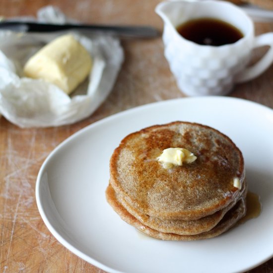 Sourdough Whole Wheat Pancakes