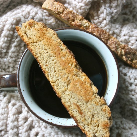 Vegan Snickerdoodle Biscotti