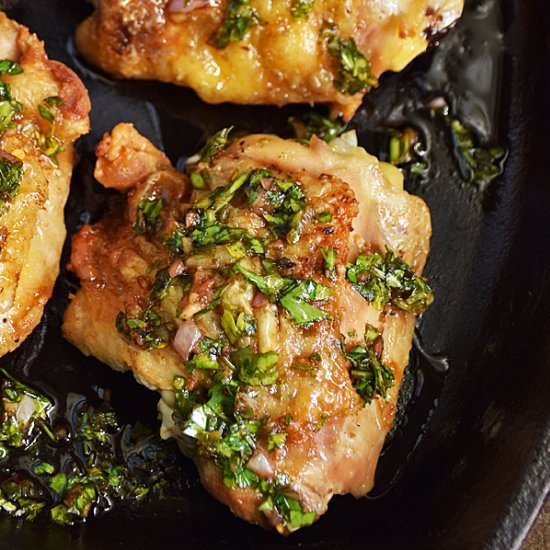 Chimichurri Chicken Thighs