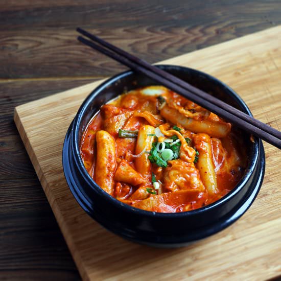 Tteokbokki Au Gratin