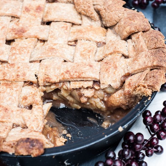 Whole Wheat Apple Pie