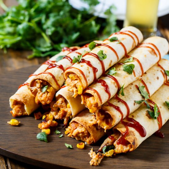 BBQ Chicken Taquitos