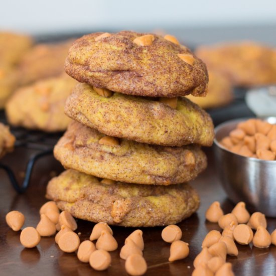 Pumpkin Butterscotch Snickerdoodles