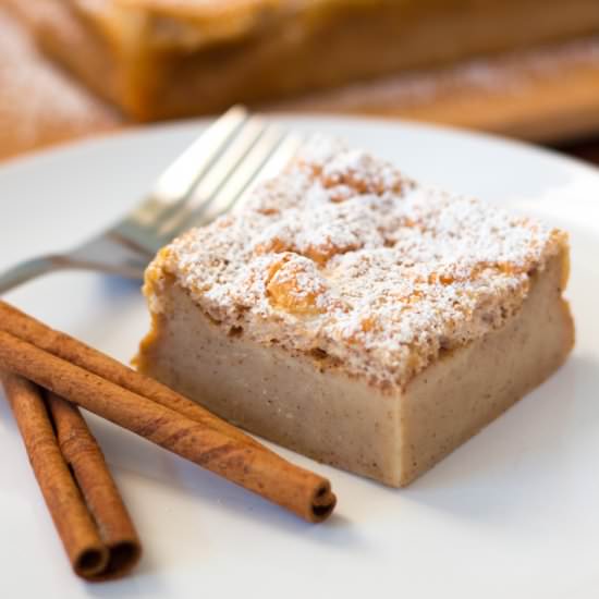 Brandy Spiced Custard Cake