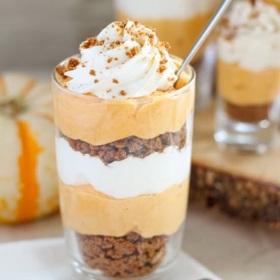 Pumpkin Cream Pie Trifles Dessert