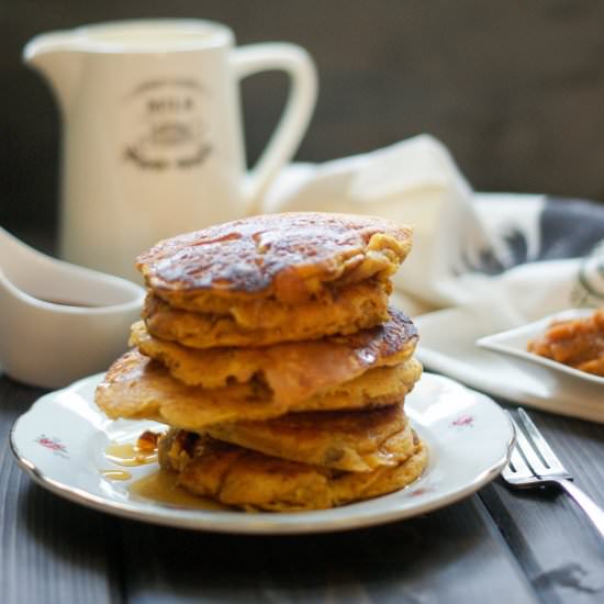 Pumpkin Pecan Pancakes