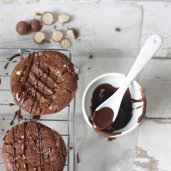 Double Chocolate Malt Cookies