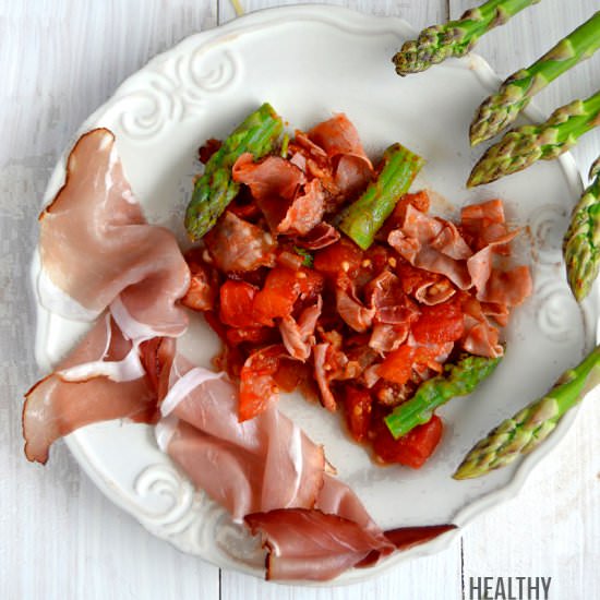 Healthy Spaghetti with Asparagus