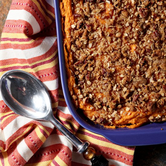 Bourbon Sweet Potato Casserole