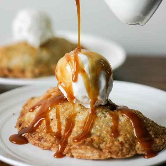 Salted Caramel Apple Turnover