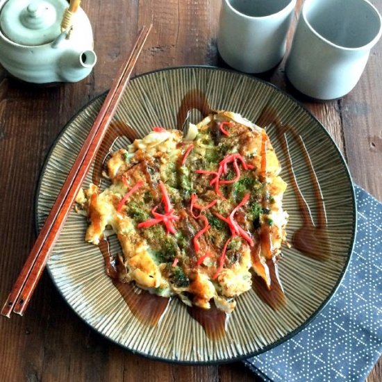 Maitake Mushroom Okonomiyaki