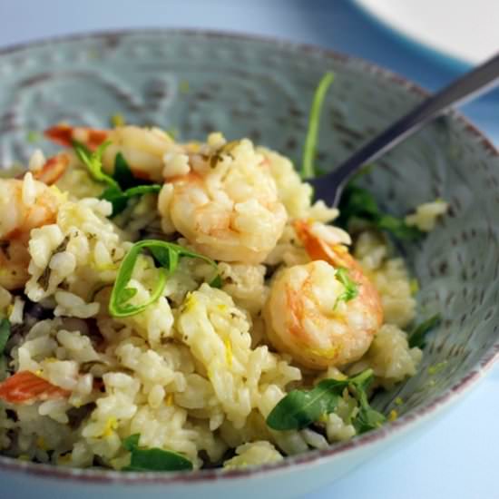 Prawn Lemon & Rocket Risotto