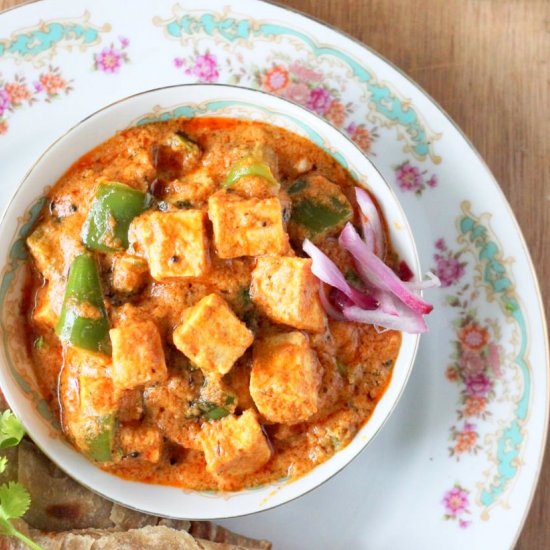 Tofu and Capsicum Curry